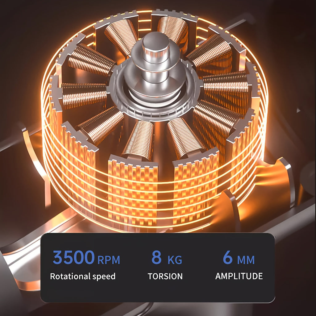 Handheld Massage Gun, Multifunctional Detachable Handle Massager, Muscle Fitness Massage Gun, Gifts For Women Men, Father's Day Gift Mother's Day Gift Father's Day Gift