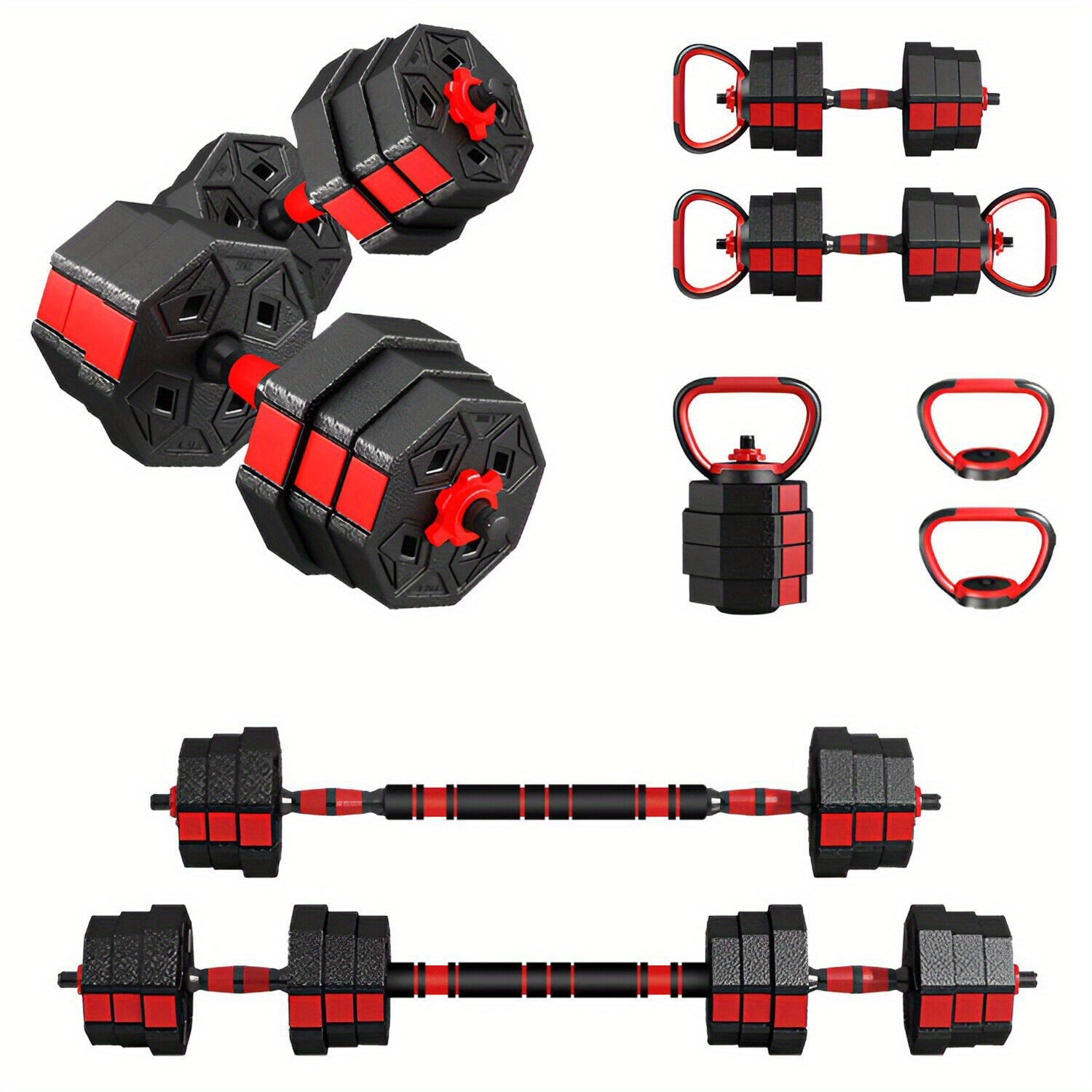 New Totall 44LB Dumbells Pair Gym Weights Dumbbell Body Building Free Weight Set