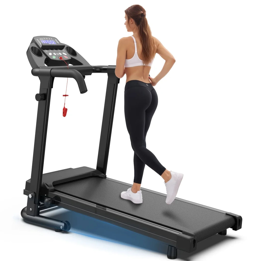 Home Exercise Electric Motor Treadmill with Heart Rate Test Easy Installation for Home Use Running Machine