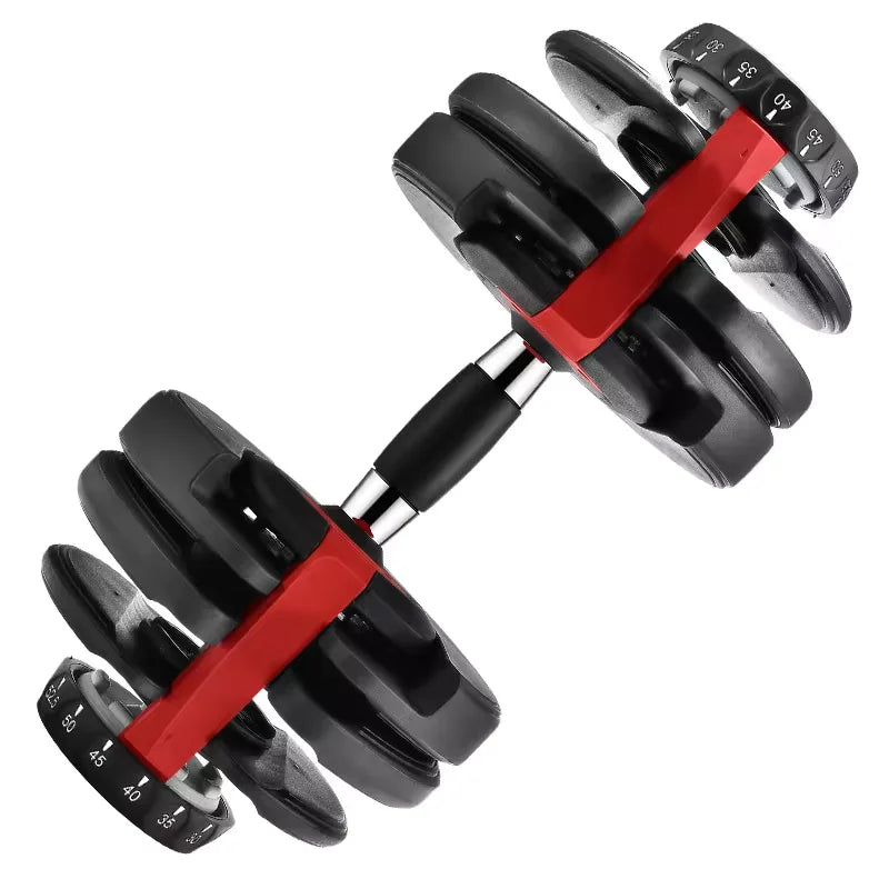 Custom Cheapest Wholesale Fitness Steel Adjustable Dumbbells 90lb Weights System Gym Dumbell Sets Adjustable Dumbbell