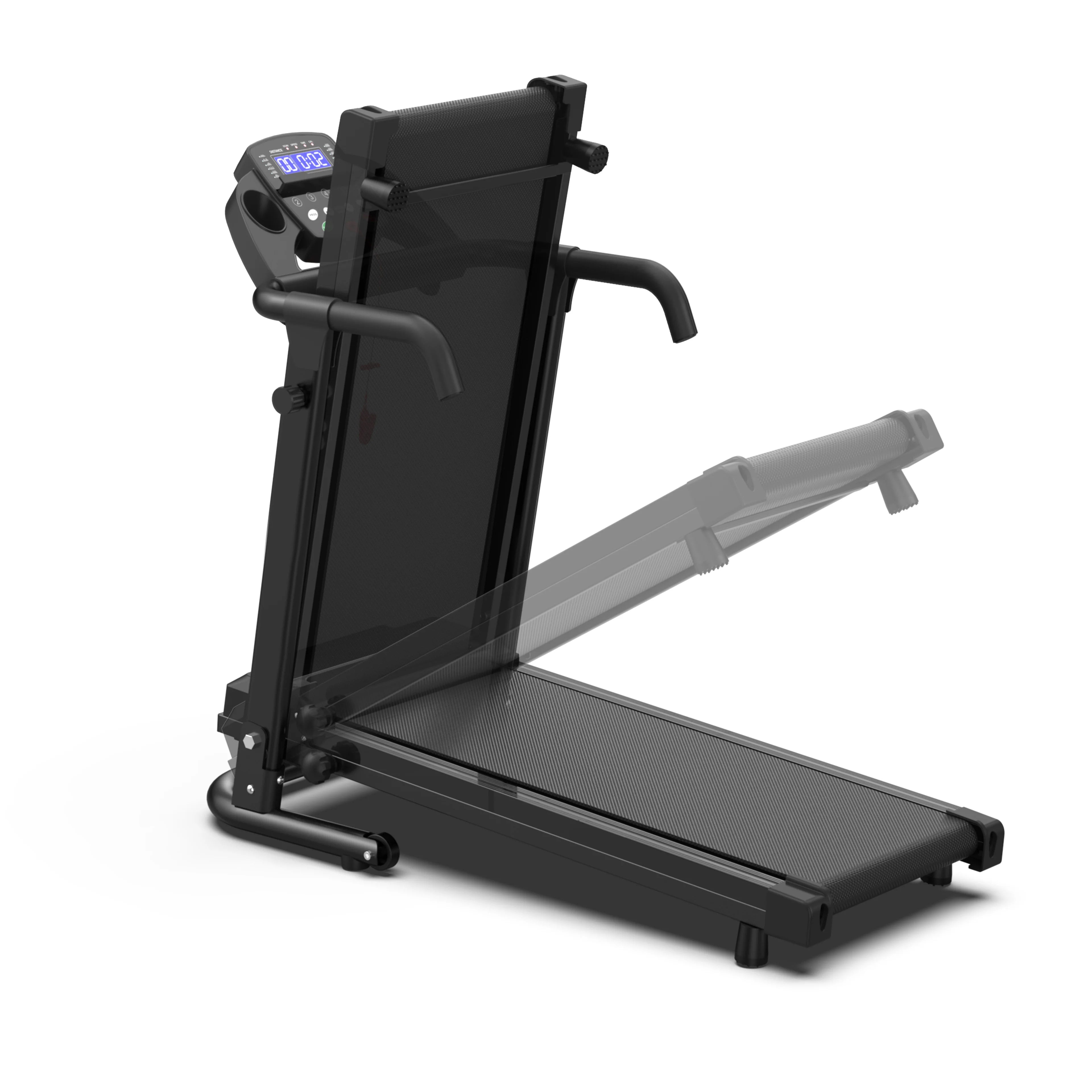 Home Exercise Electric Motor Treadmill with Heart Rate Test Easy Installation for Home Use Running Machine