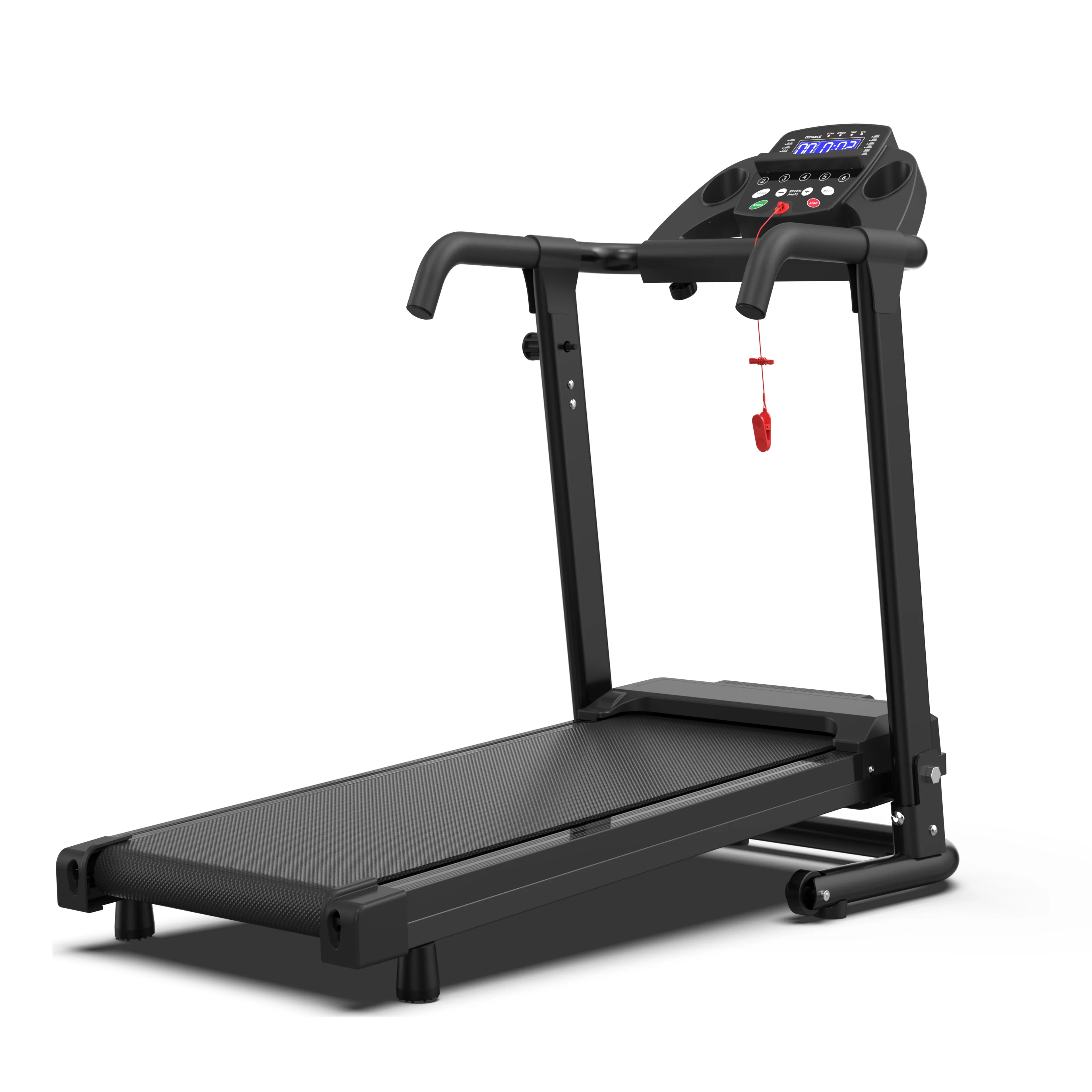 Home Exercise Electric Motor Treadmill with Heart Rate Test Easy Installation for Home Use Running Machine