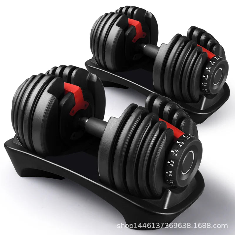 Custom Cheapest Wholesale Fitness Steel Adjustable Dumbbells 90lb Weights System Gym Dumbell Sets Adjustable Dumbbell