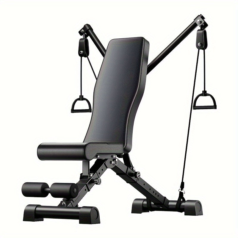 1pc Adjustable Weight Bench, Foldable Fitness Stool For Full Body Workout, Bench Press, Strength Training, Weightlifting